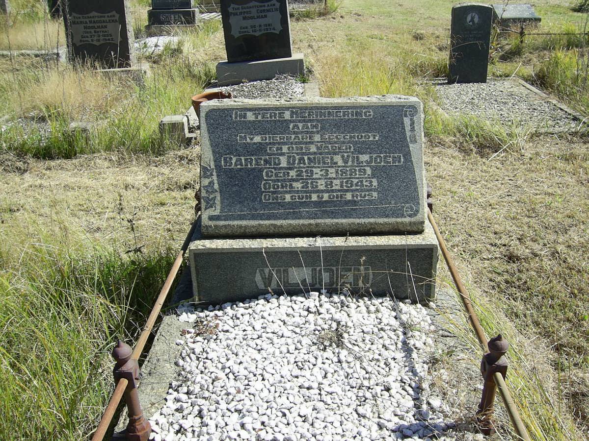 VILJOEN Barend Daniel 1889-1943