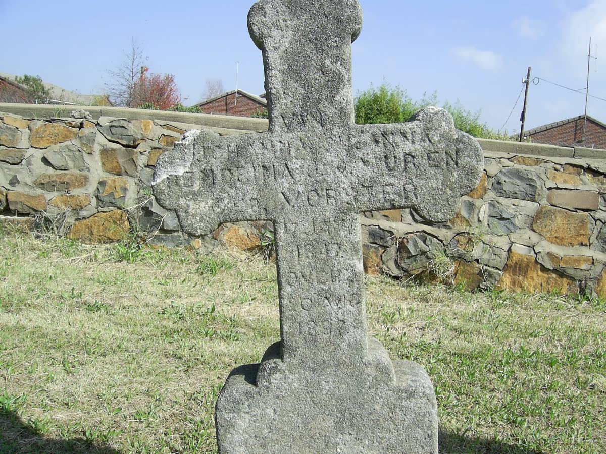 VUUREN Hendrina, van nee VORSTER 18??-1897