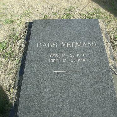 VERMAAS Babs 1913-1992