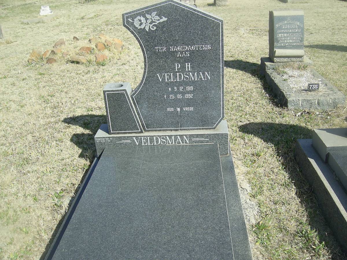 VELDSMAN P.H. 1919-1992