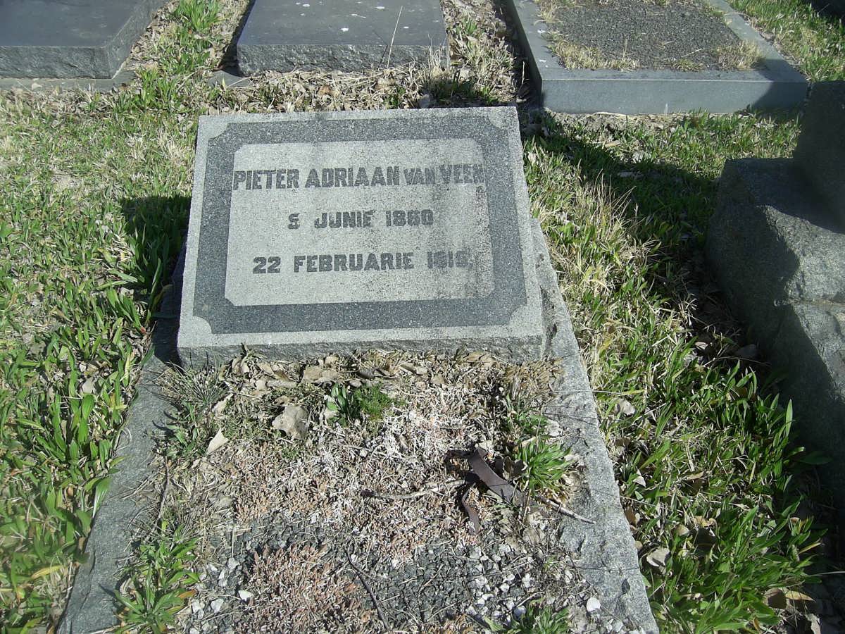 VEEN Pieter Adriaan, van 1860-1915