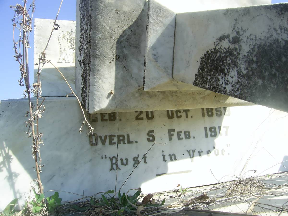 VILJOEN Anna Maria nee GROBLER 1859-1917