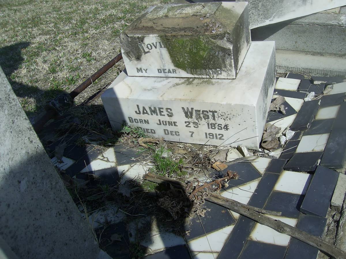 WEST James 1854-1912
