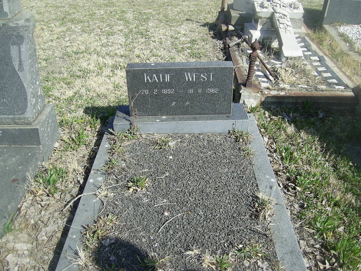 WEST Katie 1892-1982