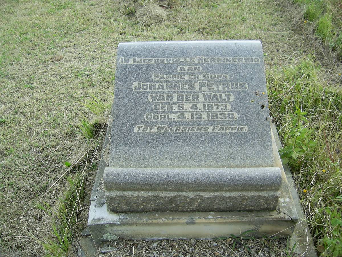 WALT Johannes Petrus, van der 1873-1930