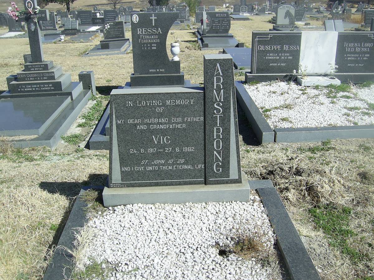 ARMSTRONG Vic 1917-1982