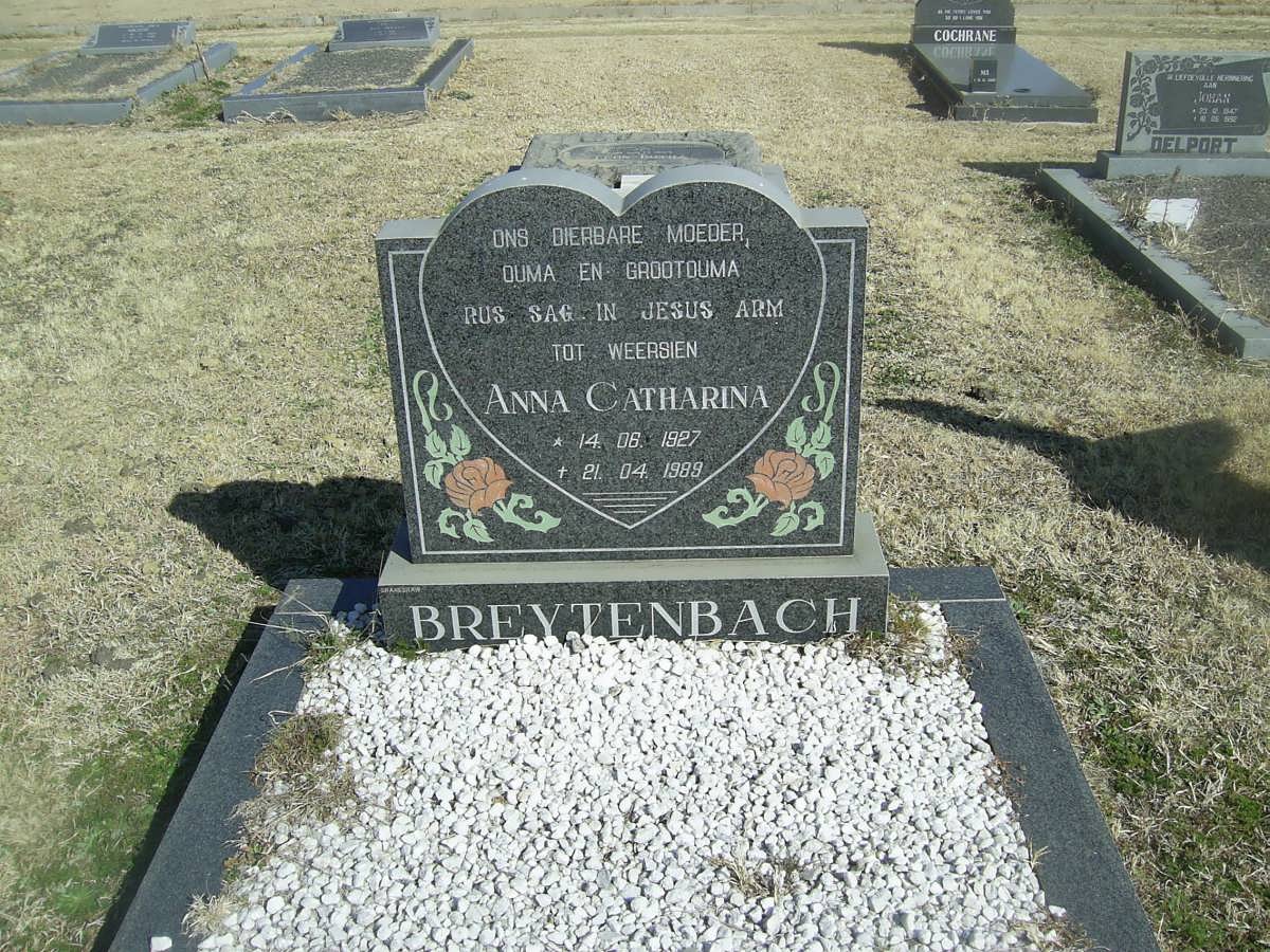 BREYTENBACH Anna Catharina 1927-1989