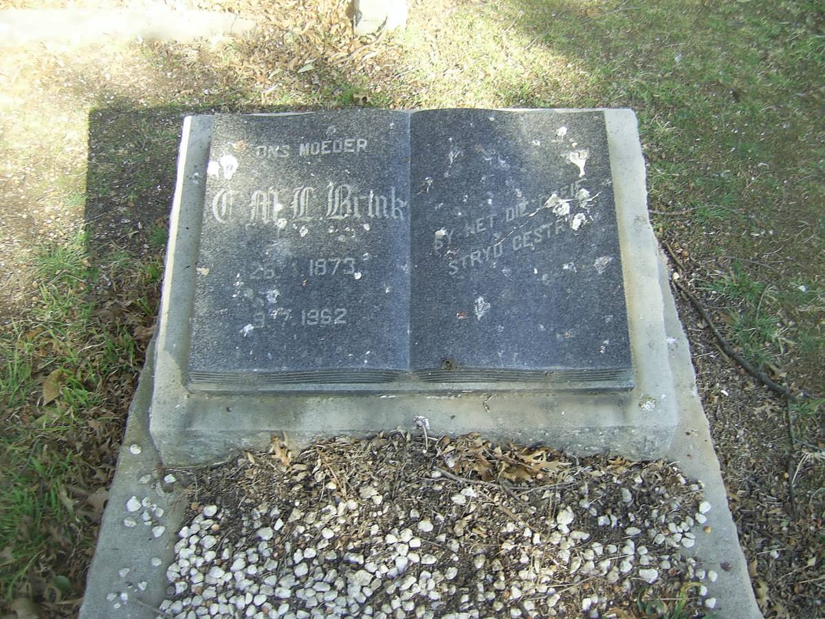 BRINK C.M.L. 1873-1952