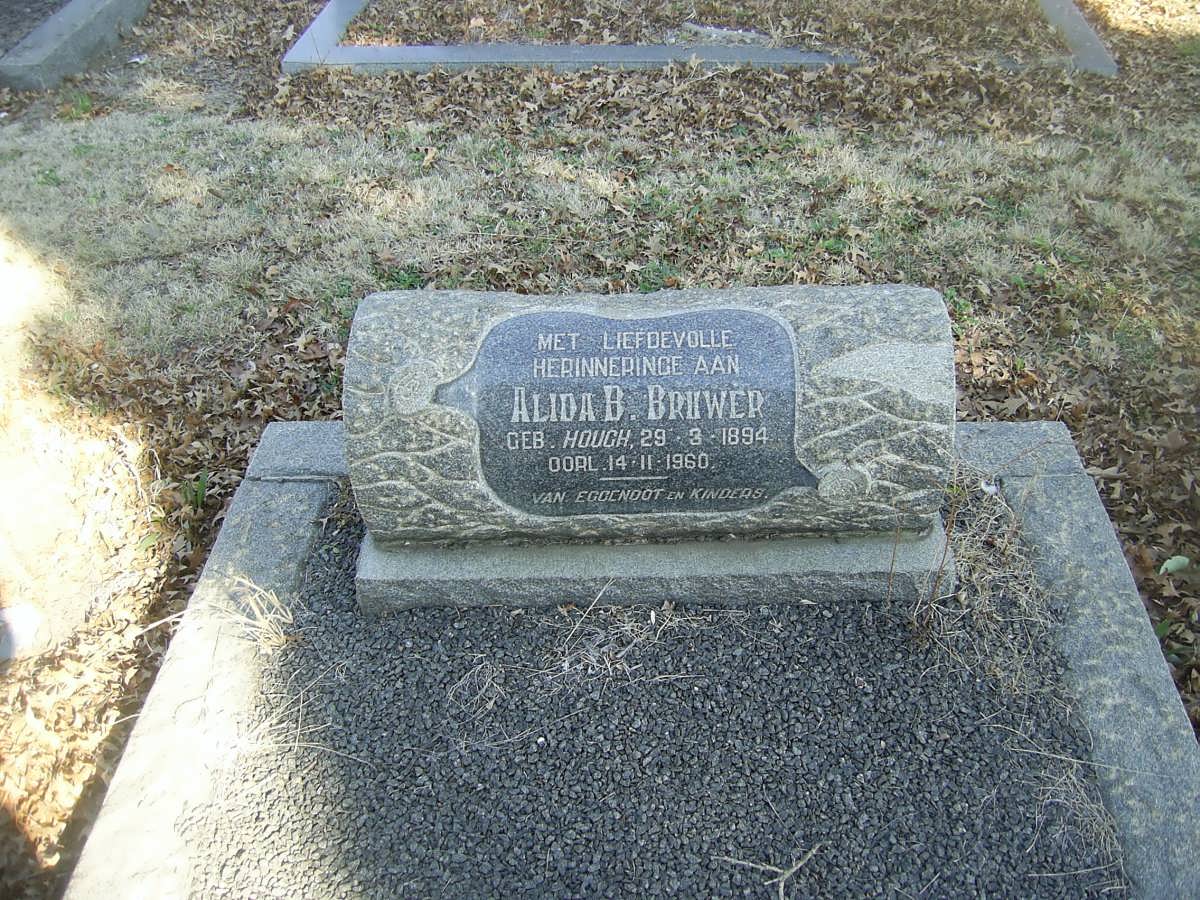 BRUWER Alida B. nee HOUGH 1894-1960