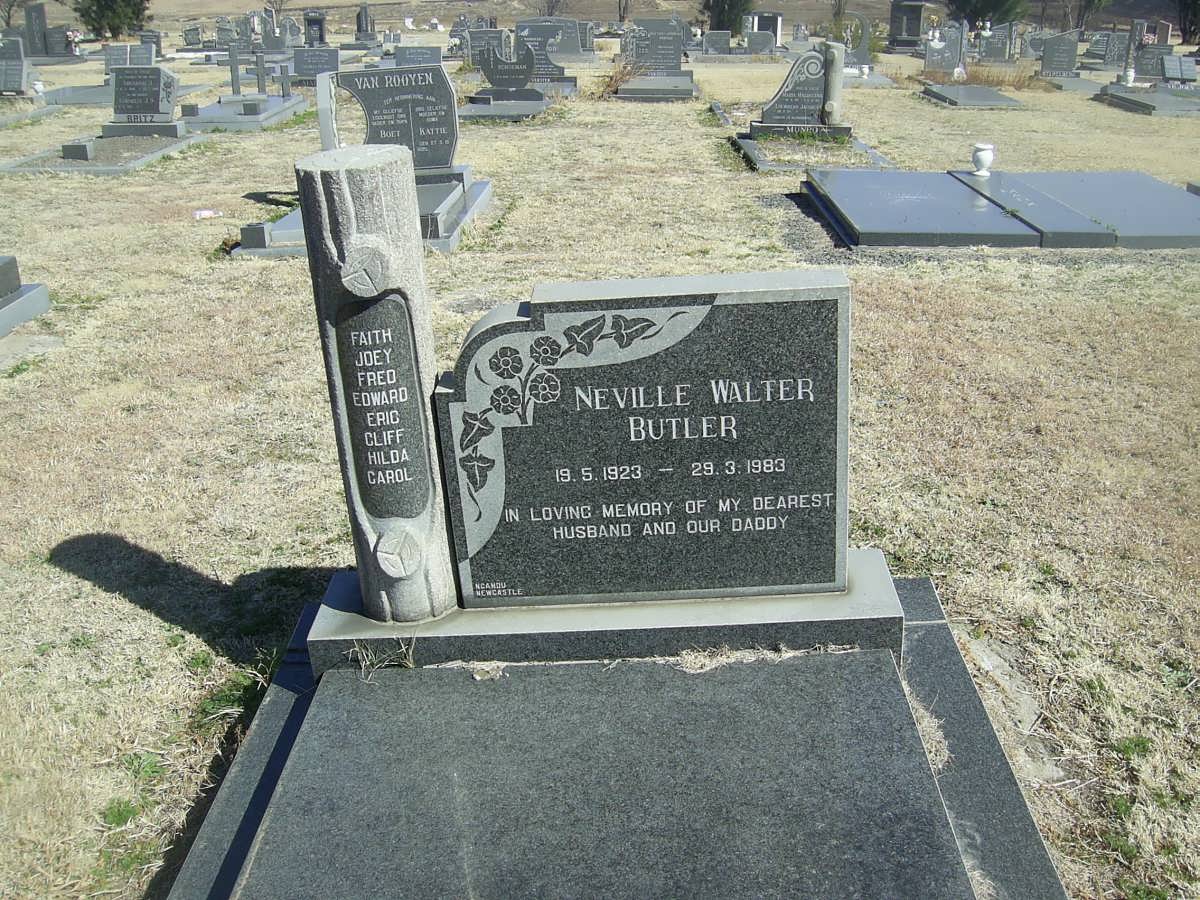 BUTLER Neville Walter 1923-1983