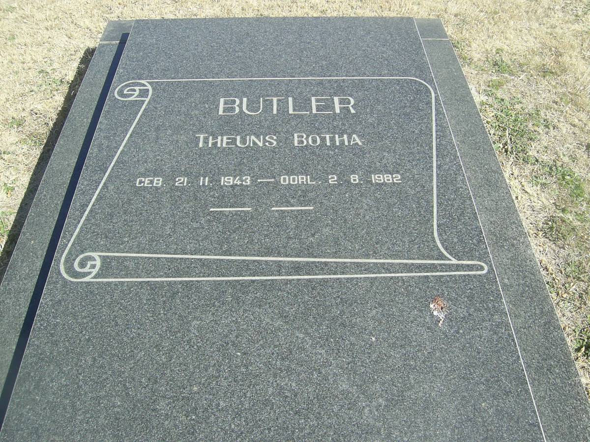 BUTLER Theuns Botha 1943-1982