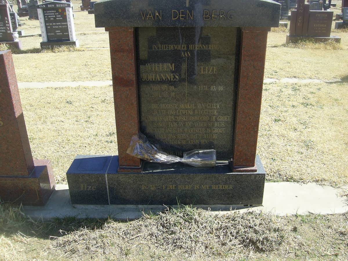 BERG Willem Johannes, van den 1969-2001 &amp; Lize 1973-