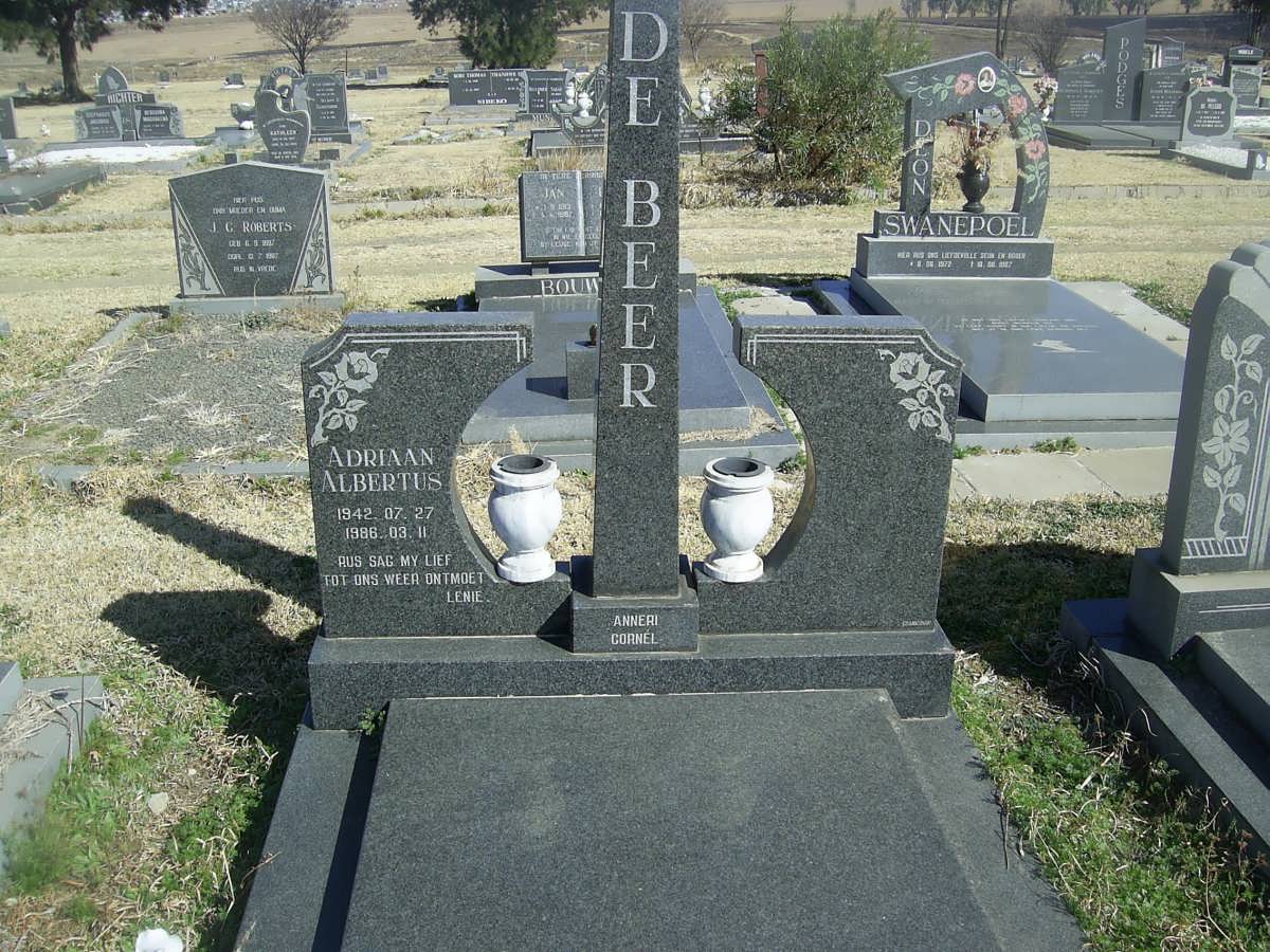 BEER Adriaan Albertus, de 1942-1986