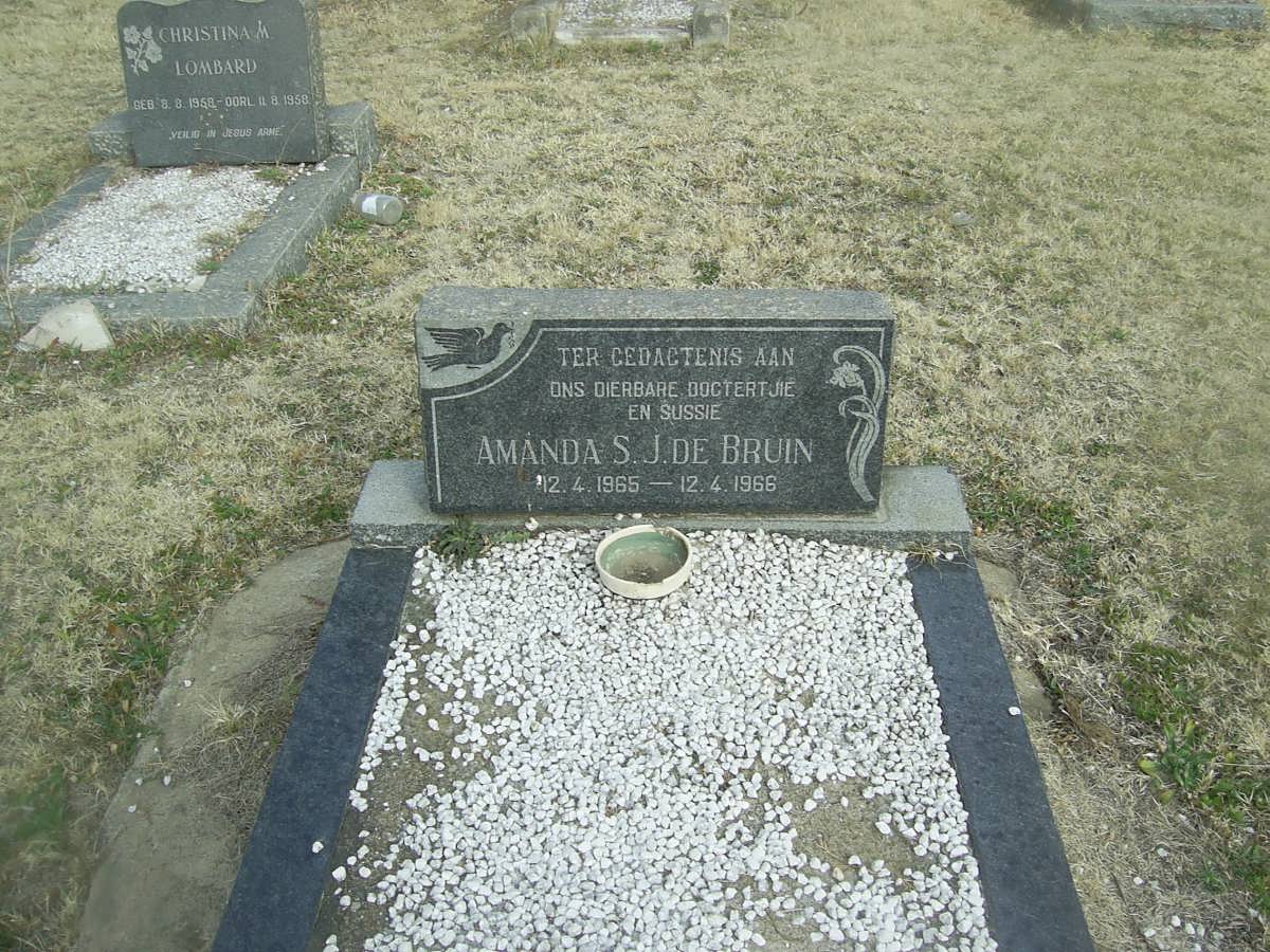 BRUIN Amanda S.J., de 1965-1966