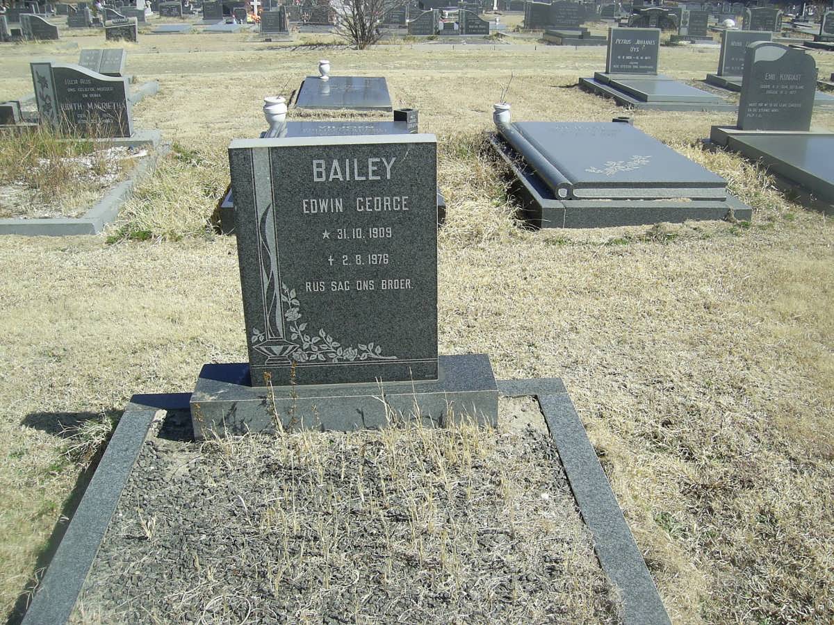 BAILEY Edwin George 1909-1976