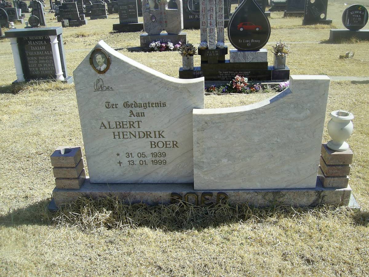BOER Albert Hendrik 1939-1999