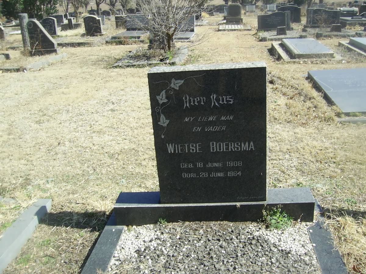 BOERSMA Wietse 1908-1964