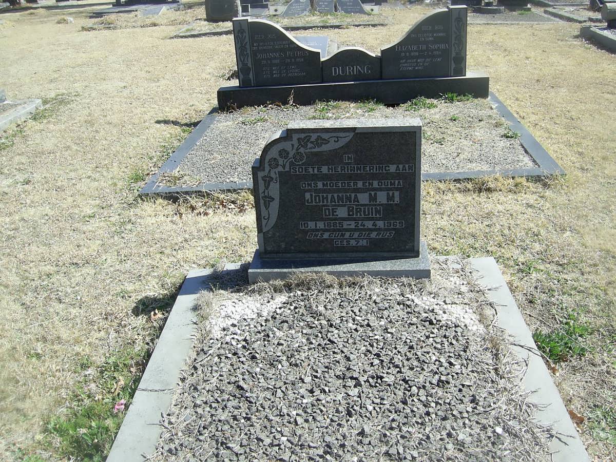 BRUIN Johanna M.M., de 1865-1969