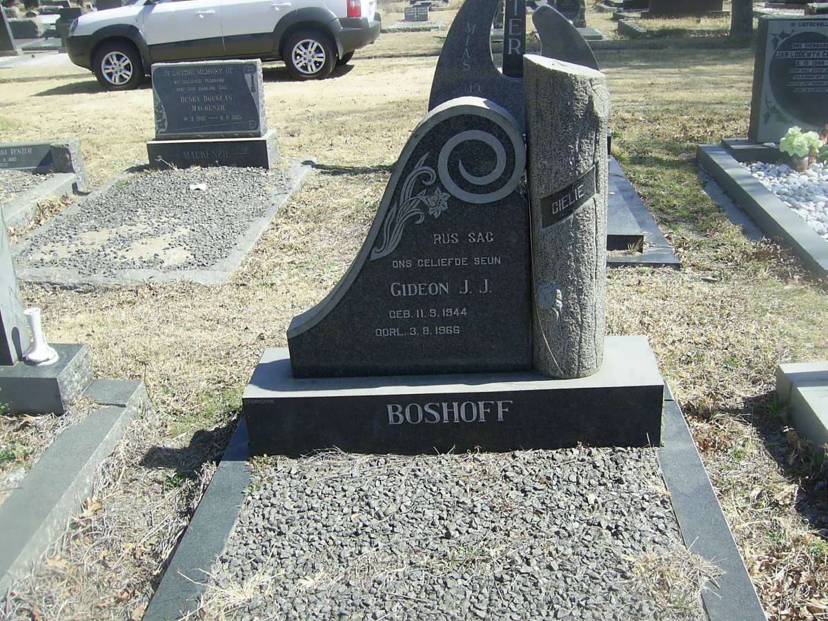 BOSHOFF Gideon J.J. 1944-1966