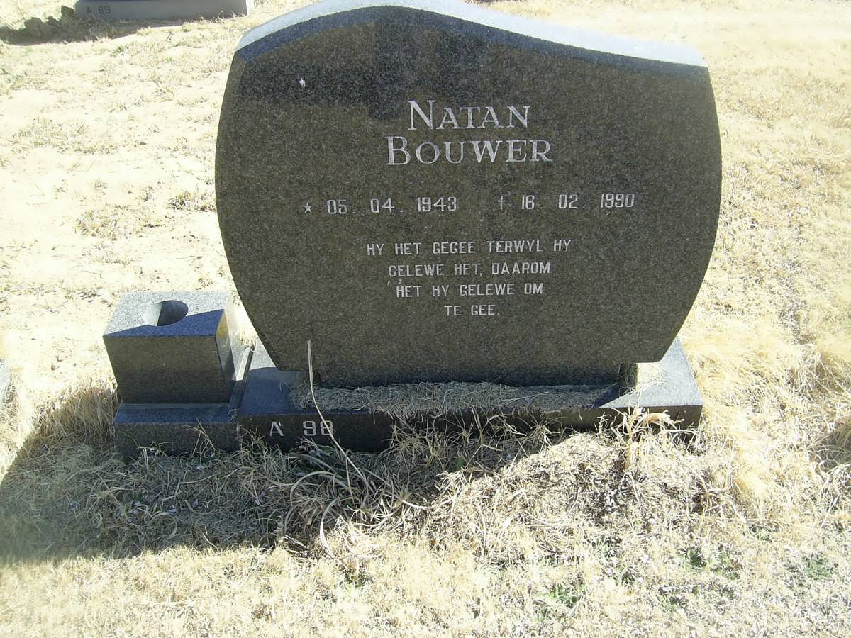 BOUWER Nathan 1943-1990
