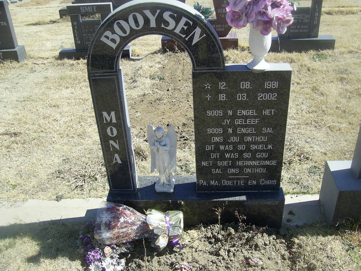 BOOYSEN Mona 1981-2002