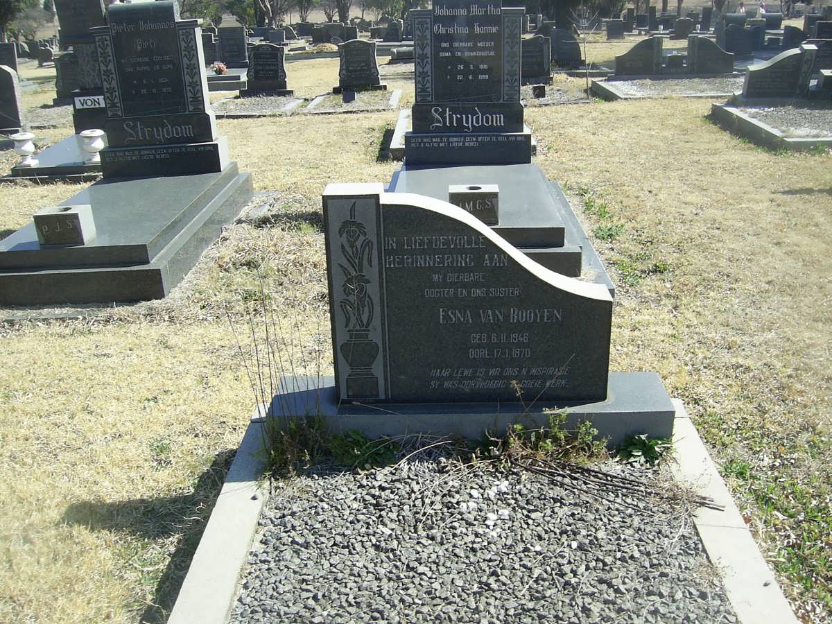 BOOYEN Esna, van 1946-1970