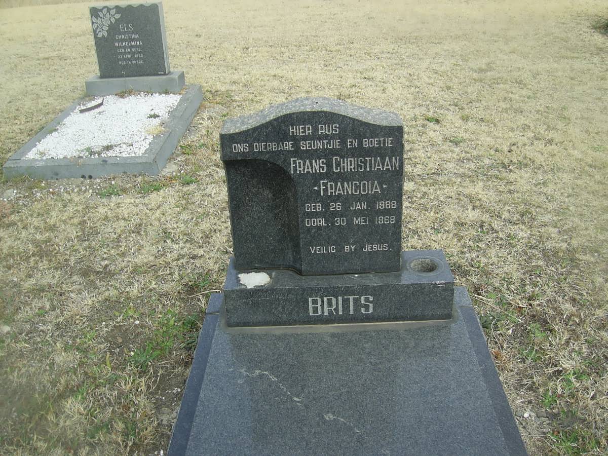 BRITS Frans Christiaan 1968-1968