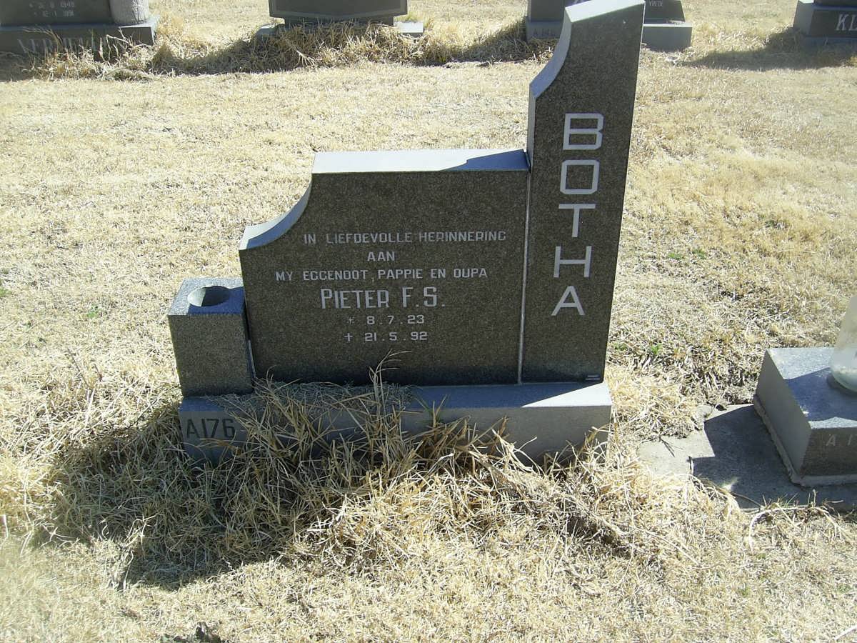 BOTHA Pieter F.S. 1923-1992