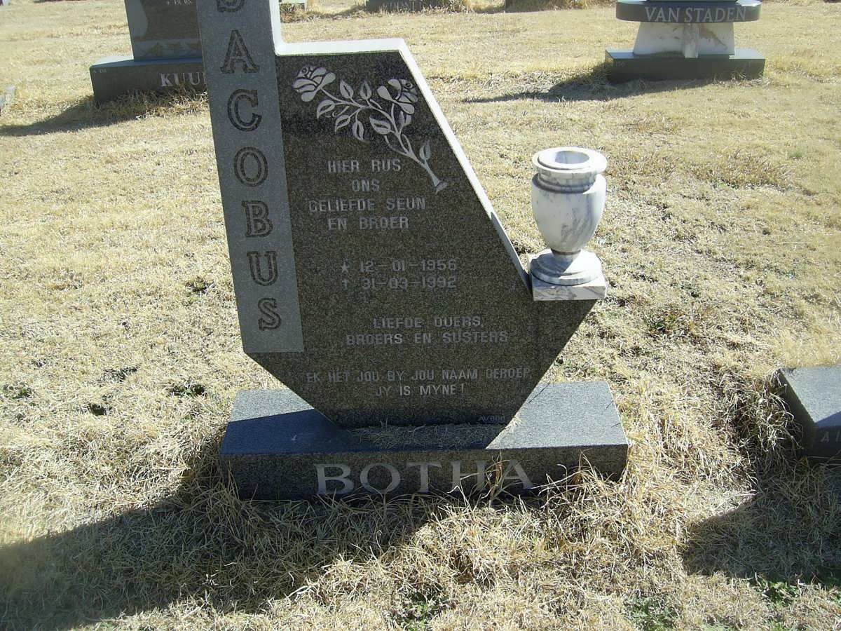 BOTHA Jacobus 1956-1992