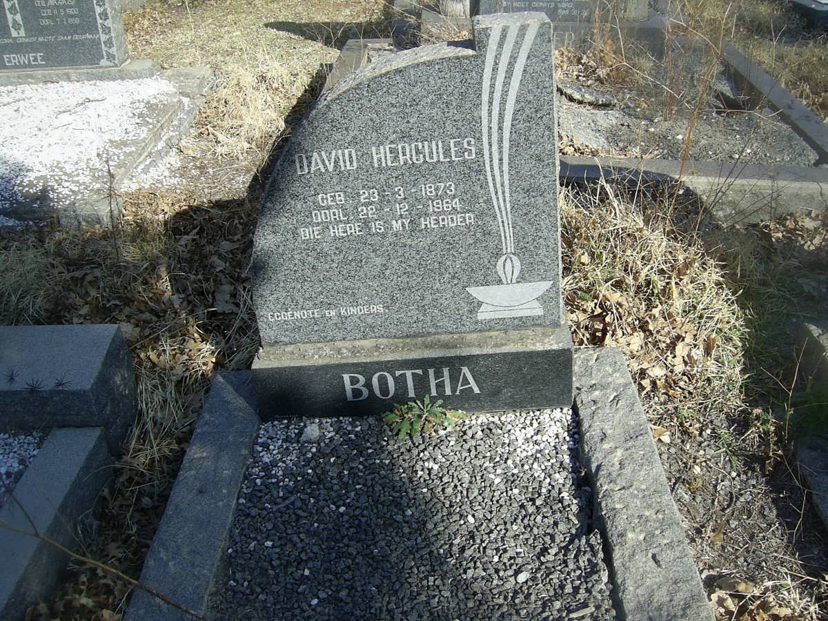 BOTHA David Hercules 1873-1964