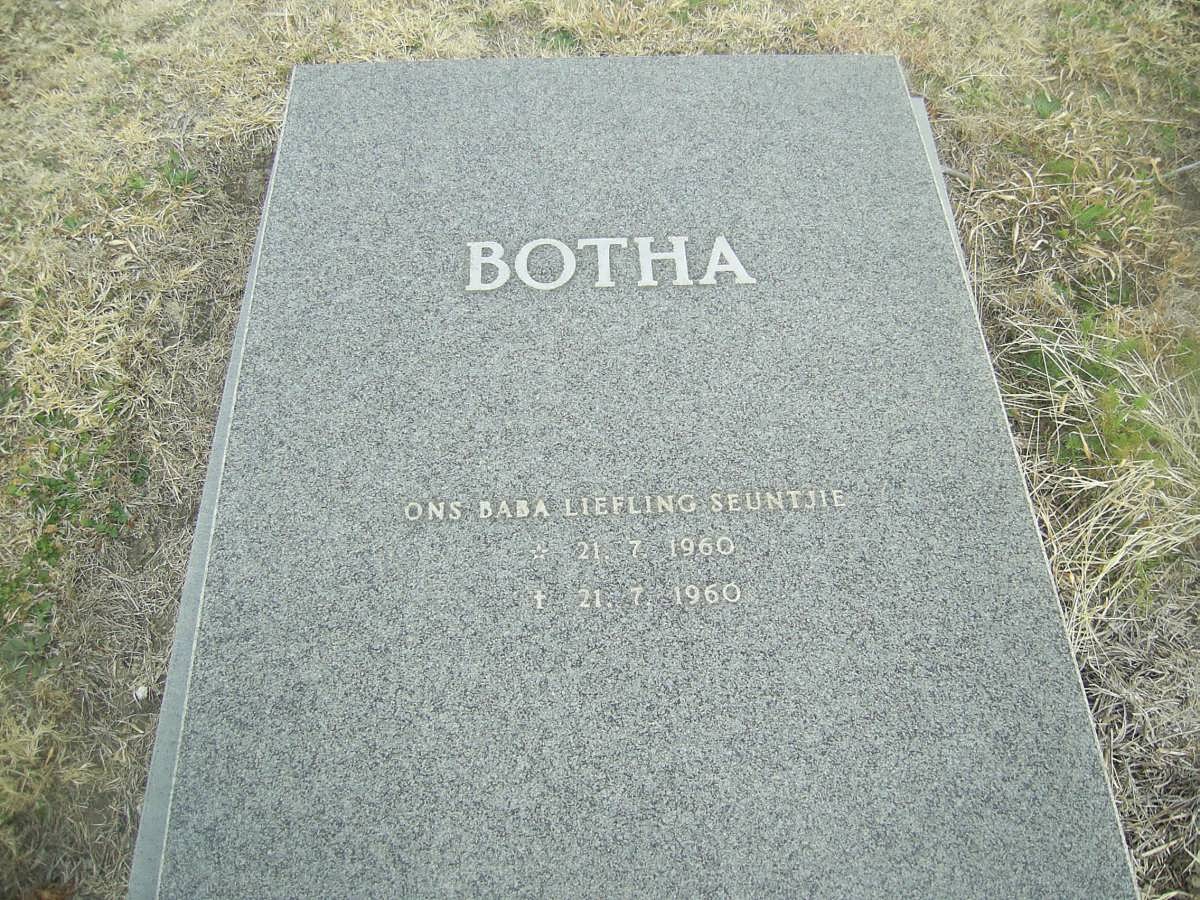 BOTHA Son 1960-1960