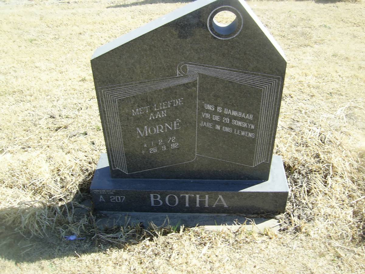 BOTHA Morne 1972-1992