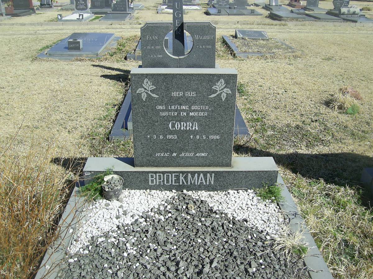 BROEKMAN Corra 1953-1986