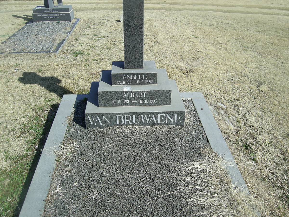 BRUWAENE Albert, van 1913-1995 &amp; Angele 1921-1997