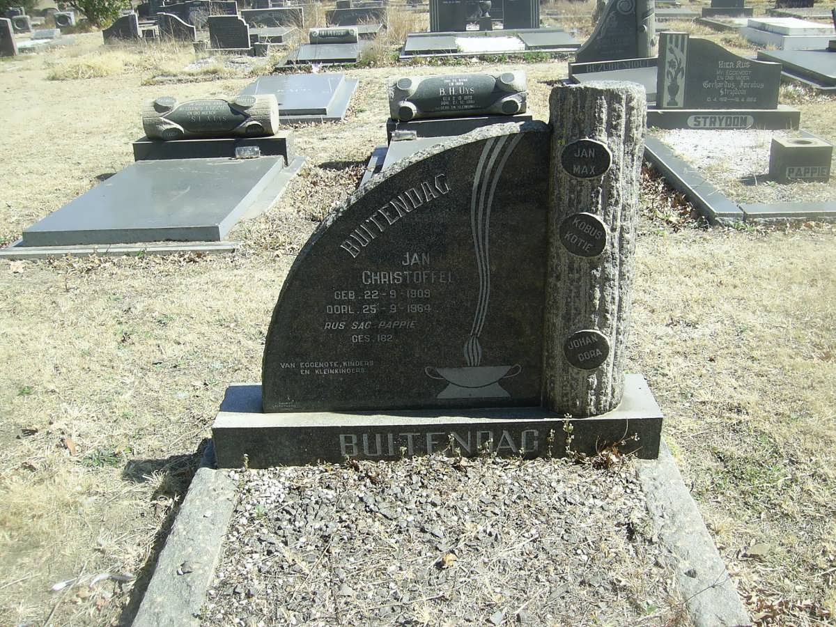 BUITENDAG Jan Christoffel 1909-1964
