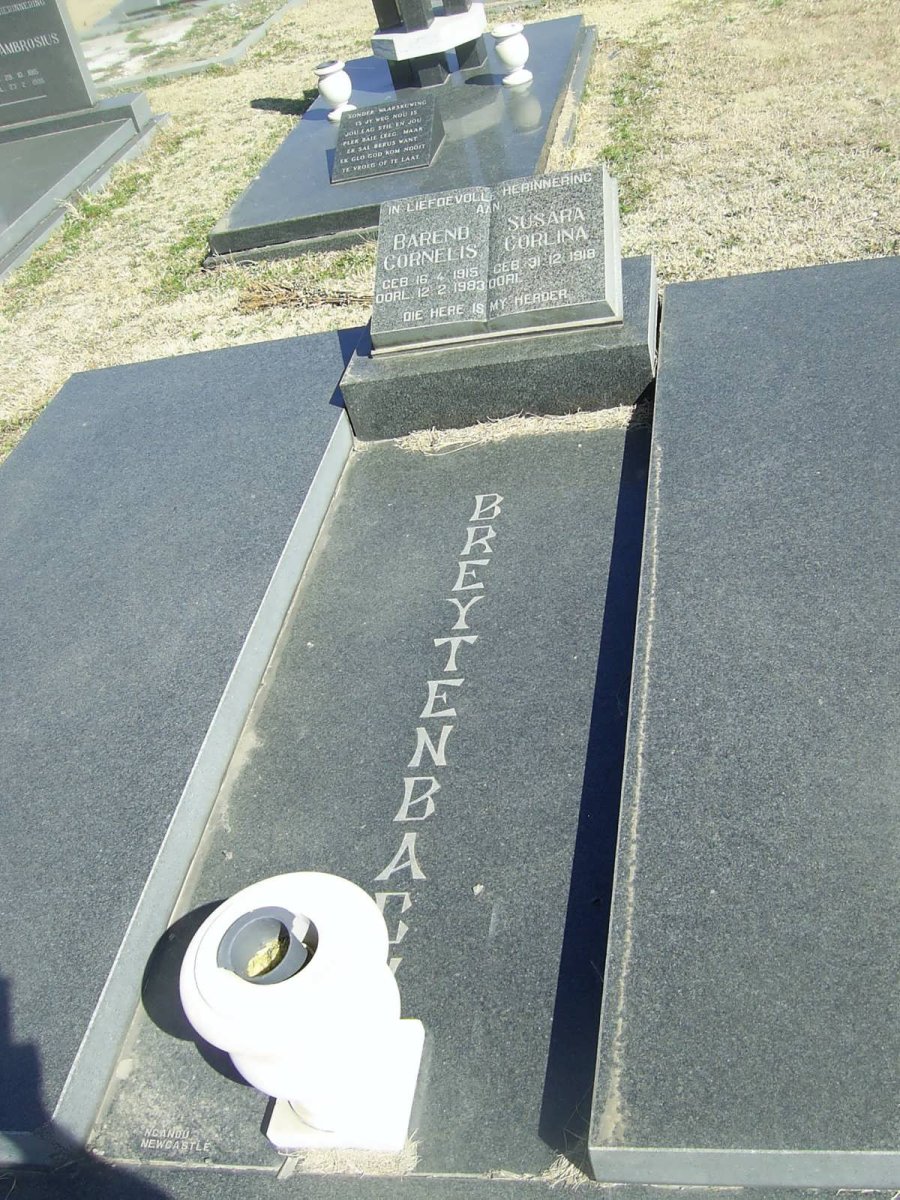 BREYTENBACH Barend Cornelis 1915-1983 &amp; Susara Corlina 1918-