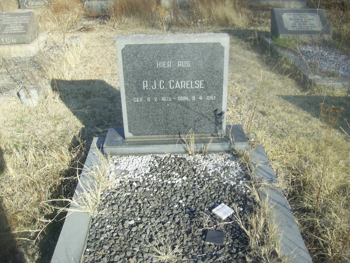 CARELSE R.J.C. 1875-1951
