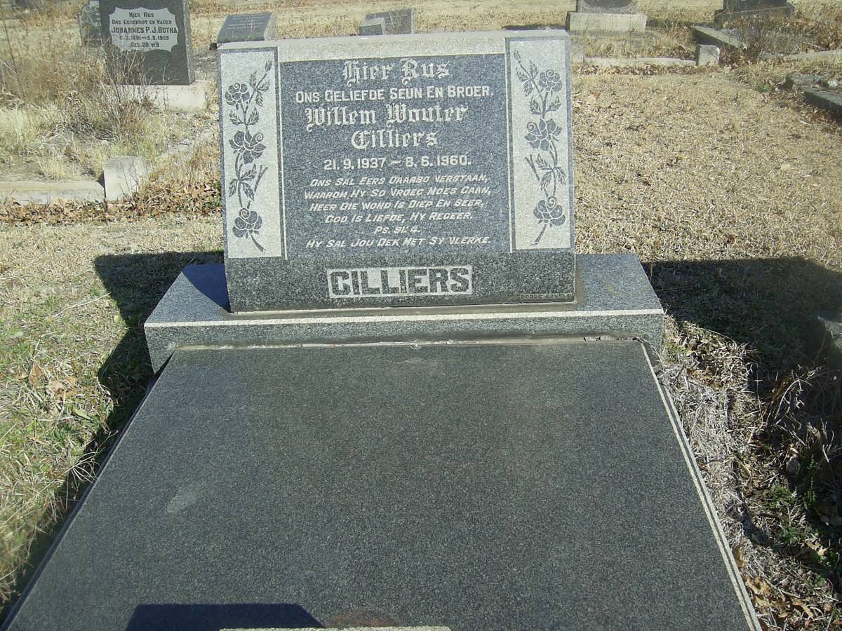 CILLIERS Willem Wouter 1937-1960