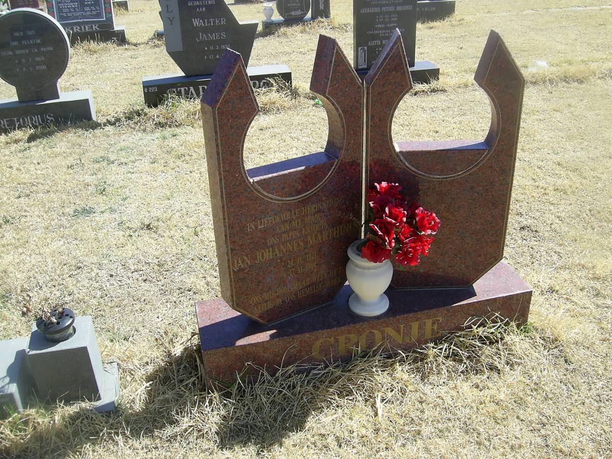 CRONJE Jan Johannes Marthinus