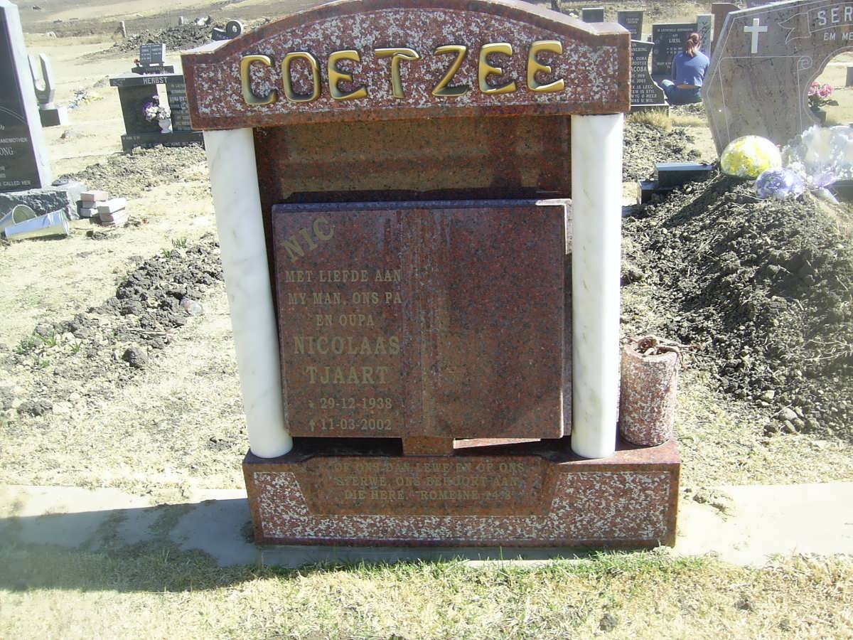 COETZEE Nicolaas Tjaart 1938-2002
