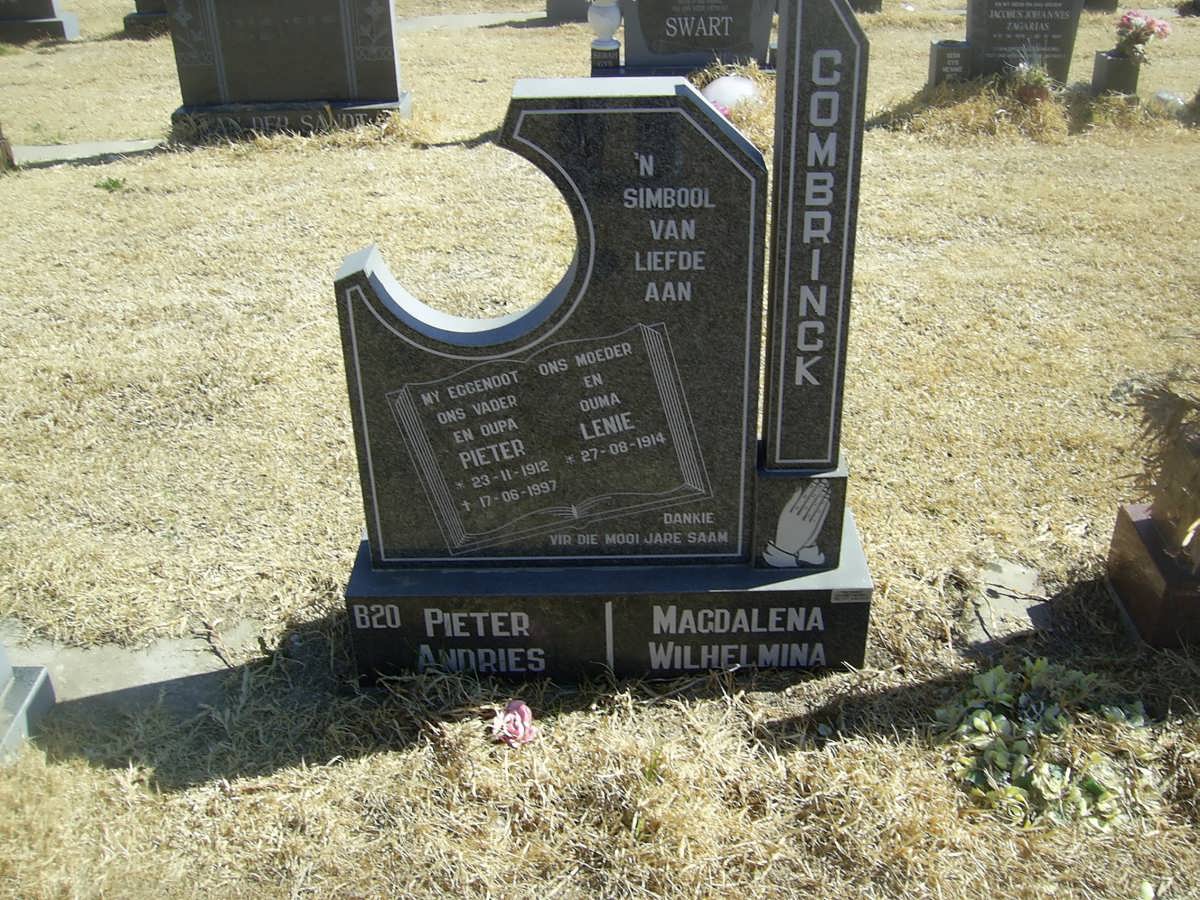 COMBRINCK Pieter Andries 1912-1997 &amp; Magdalena Wilhelmina 1914-