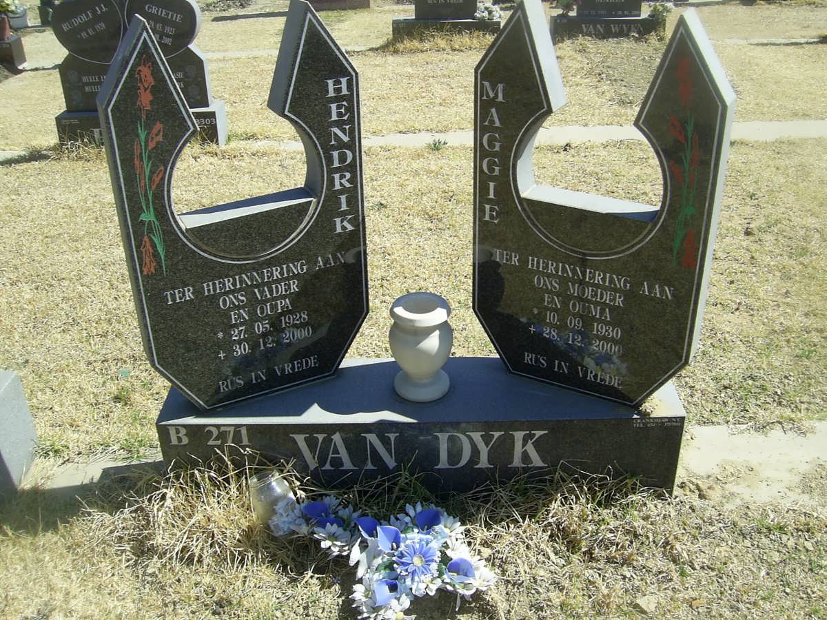 DYK Hendrik, van 1928-2000 &amp; Maggie 1930-2000