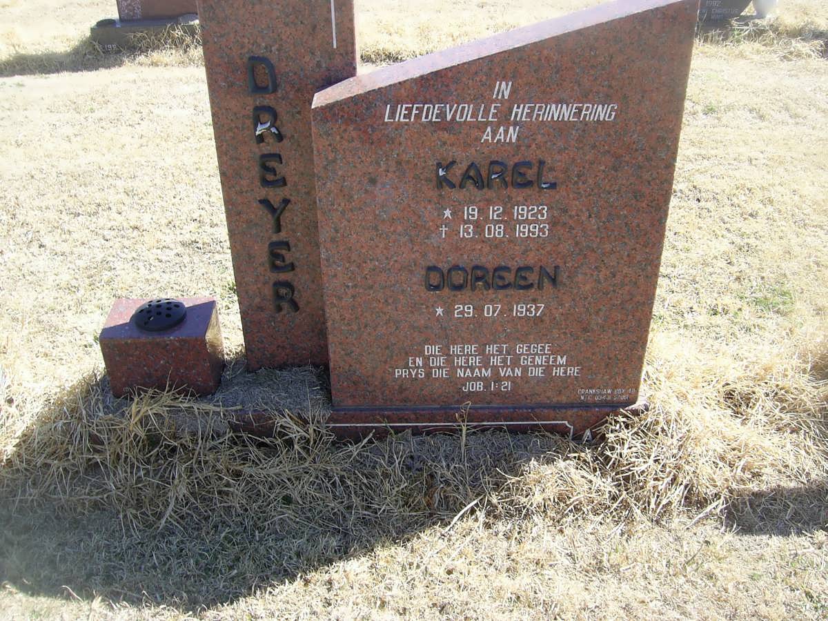 DREYER Karel 1923-1993 &amp; Doreen 1937-