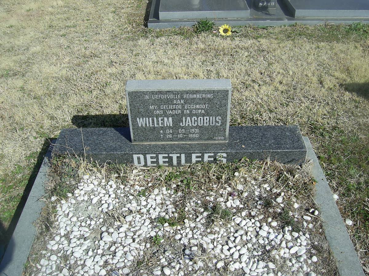 DEETLEFS Willem Jacobus 1931-1990