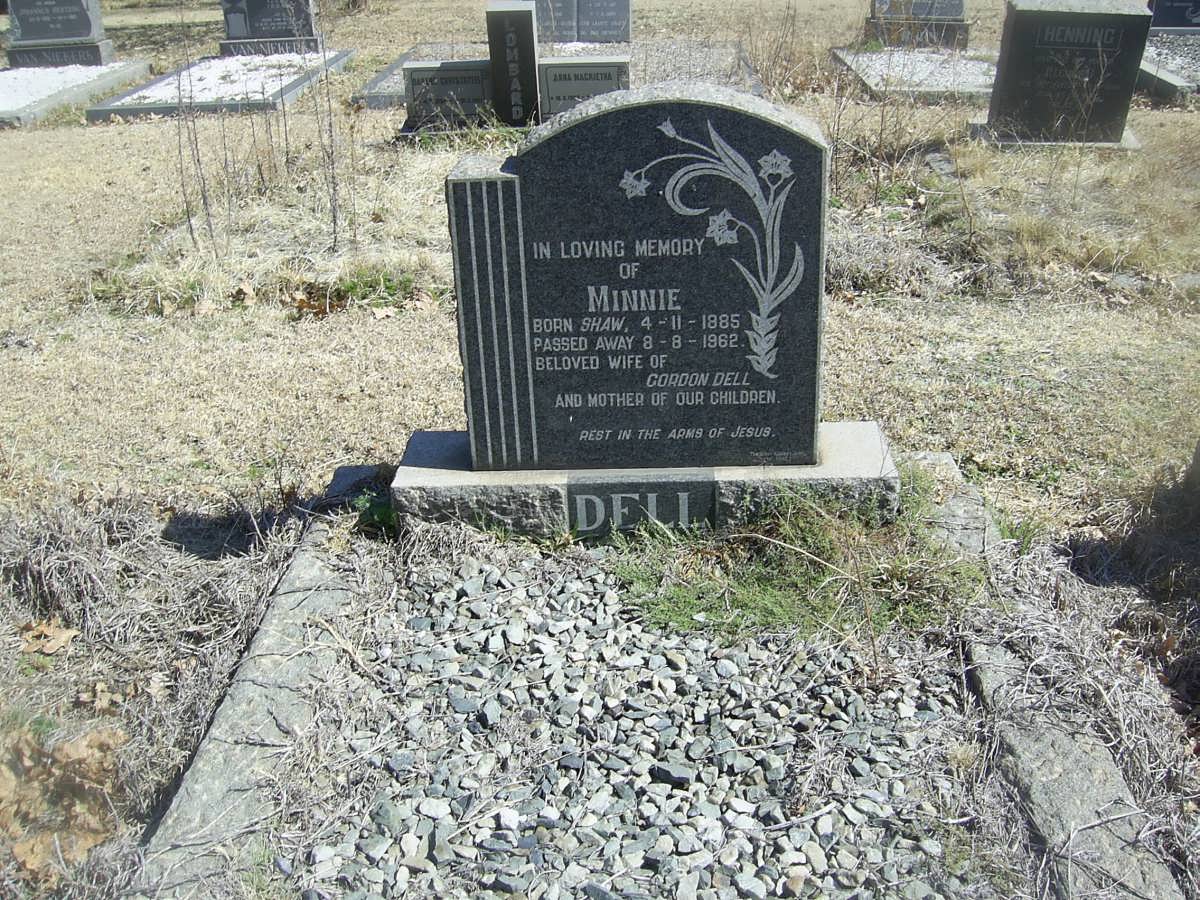 DELL Minnie nee SHAW 1885-1962