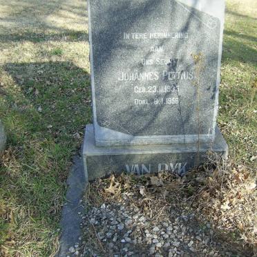 DYK Johannes Petrus, van 1935-1956