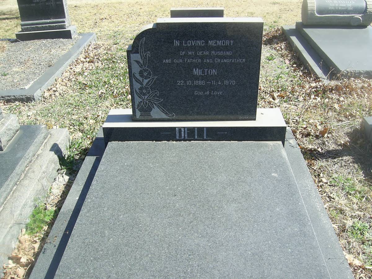 DELL Milton 1886-1970