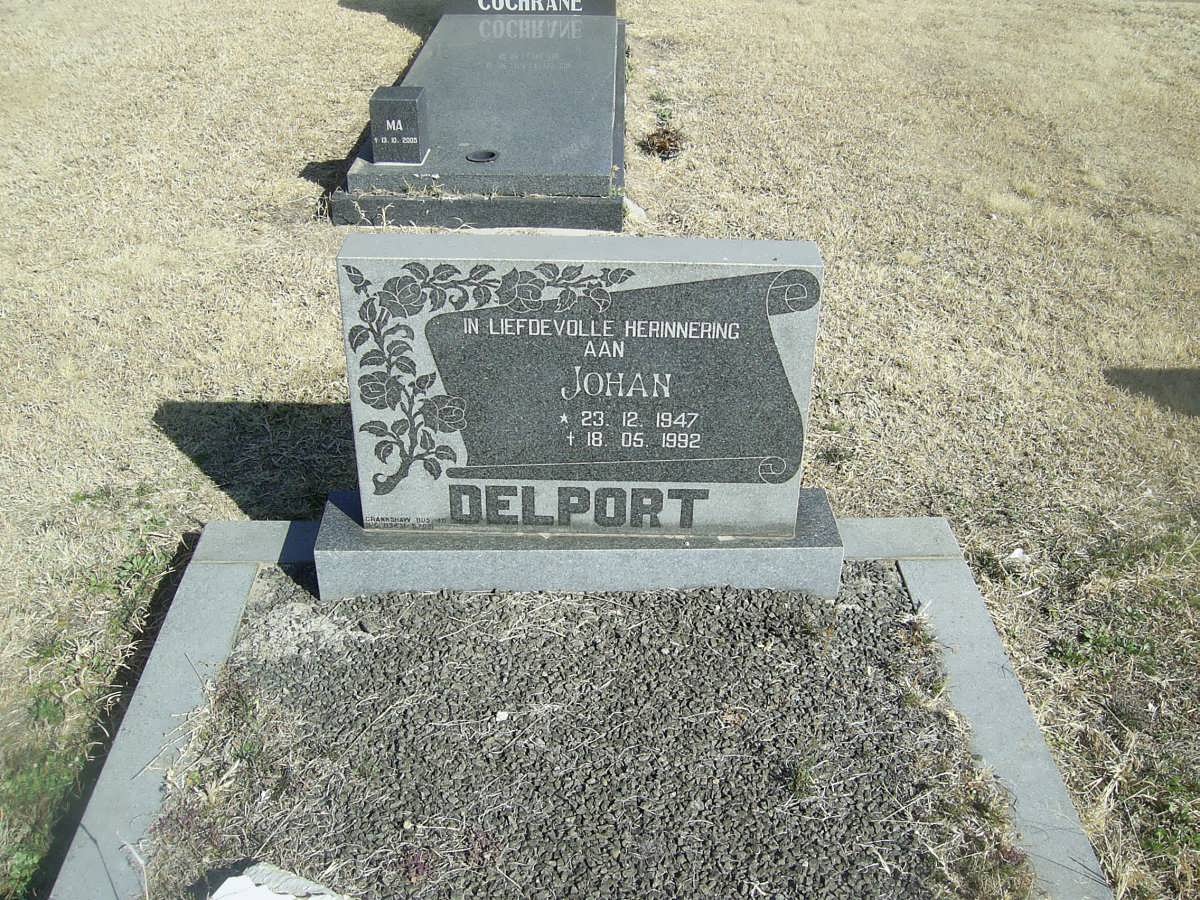 DELPORT Johan 1947-1992