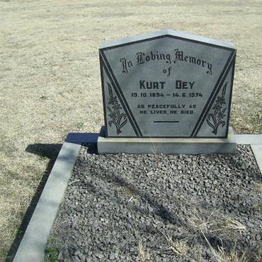 DEY Kurt 1894-1974