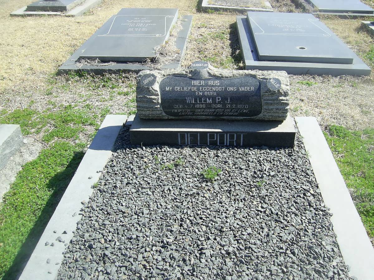 DELPORT Willem P.J. 1899-1970